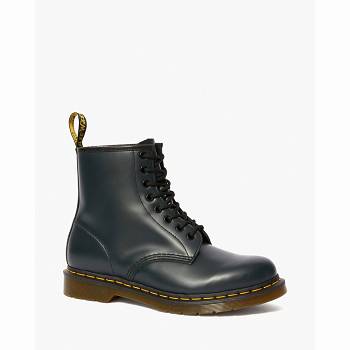 Dr Martens 1460 Smooth Kožené Lace Up - Tmavomodre Cizmy Damske, DR0215